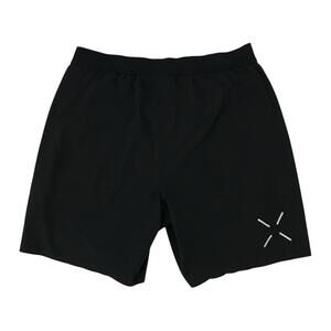 Ten Thousand The Interval Shorts Mens Large L Black Lined 7” Inseam Running Gym